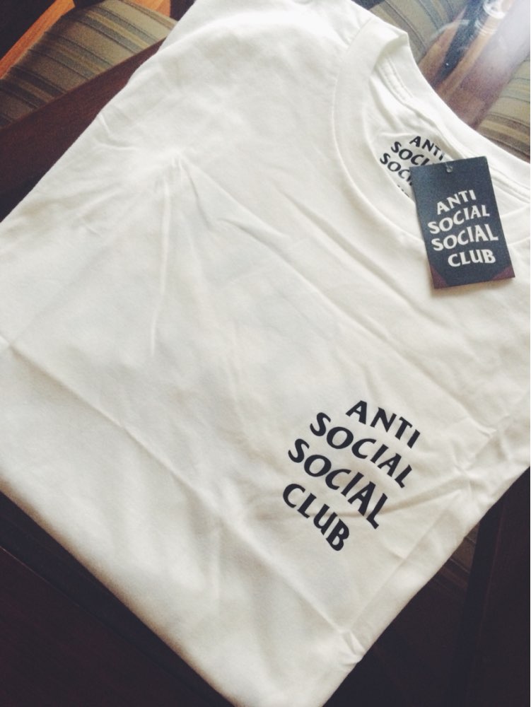 2016 Summer ANTI SOCIAL CLUB T Shirt Mens Hip Hop Streetwear Cotton Short-sleeved T-Shirt KANYE WEST Air Yeezy 2 For Sale