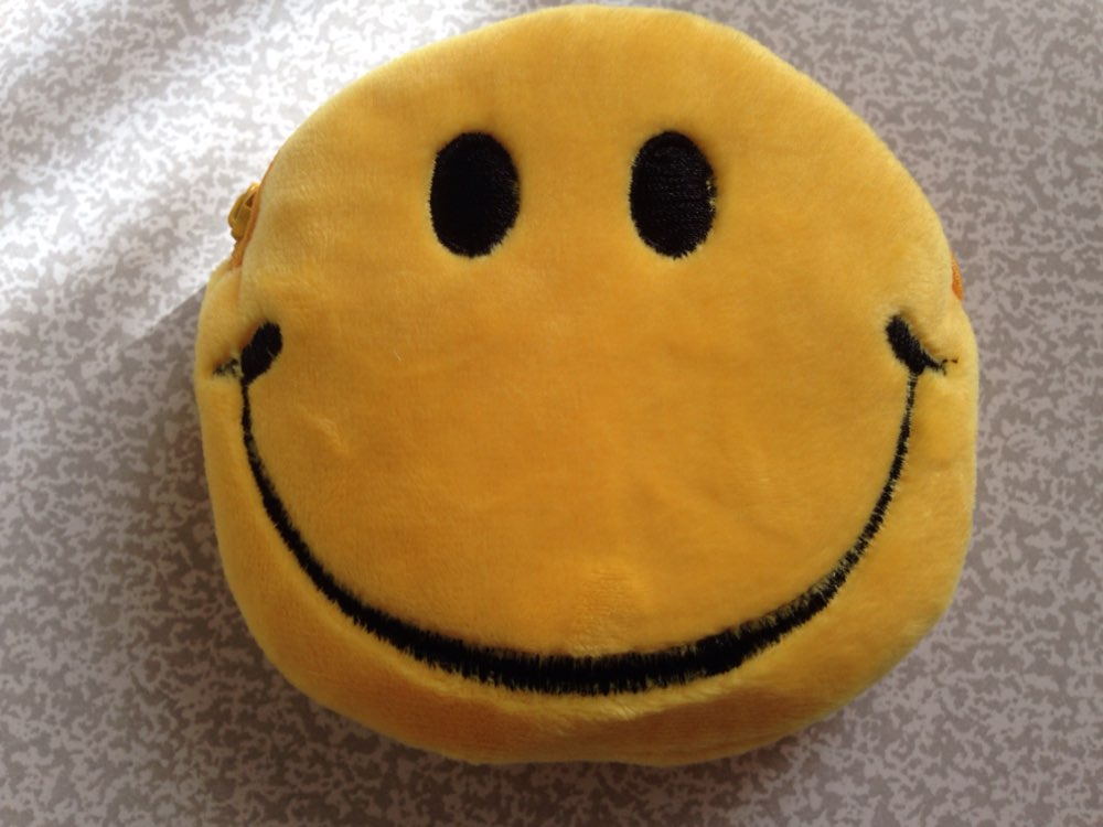 Cute Style Novelty Emoji Smile Zipper Plush Coin Purse Kawaii Children Bag Women Wallets Mini Change Pouch Bolsa
