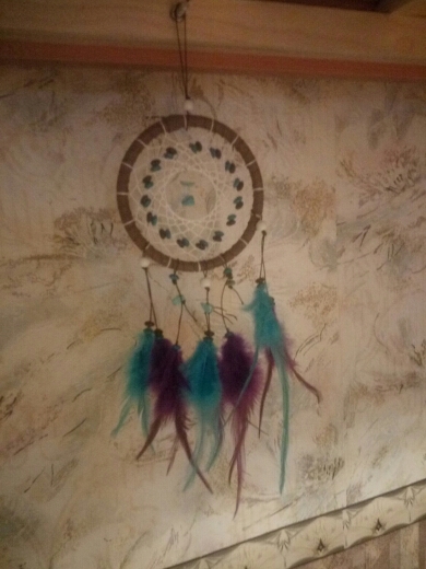 Antique Imitation Dreamcatcher Gift checking Dream Catcher Net With natural stone Feathers Wall Hanging Decoration Ornament