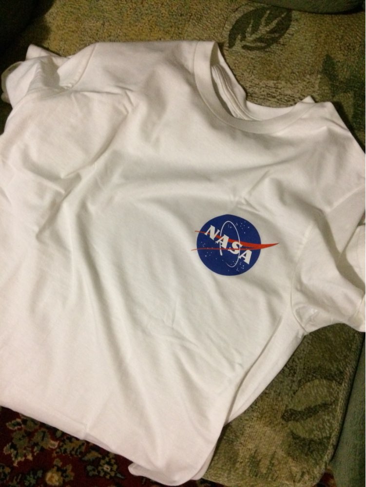 NASA T Shirts Men The Martian Matt Damon T shirt For Man 2016 O Neck Short sleeve IMPORT SPACE Tee Mens T-shirt,GT103