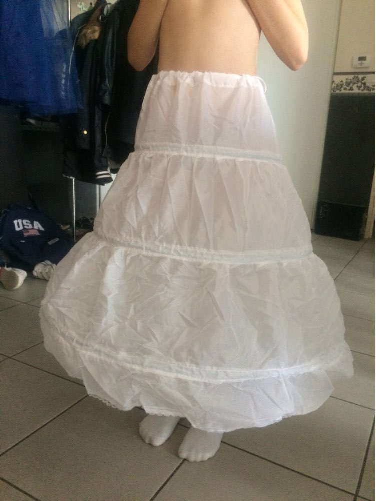 Litter Girls Petticoats For Flower Girl Dresses 3 Hoops Length 55 cm underskirt crinoline Wedding accessories for Children F371