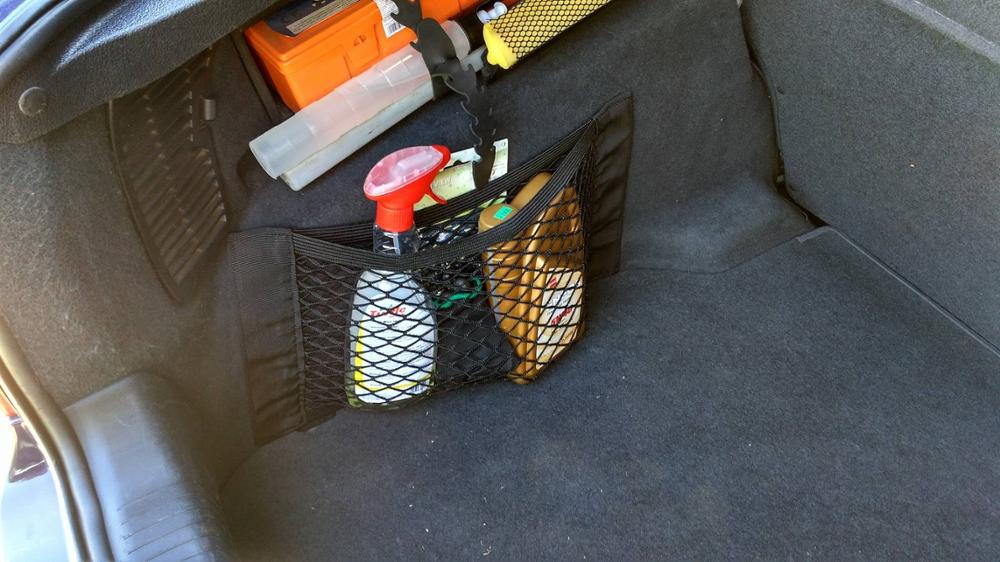 Dependable New Car Auto Back Rear Trunk Seat Elastic String Net Mesh Storage Bag Pocket Cages Ap12
