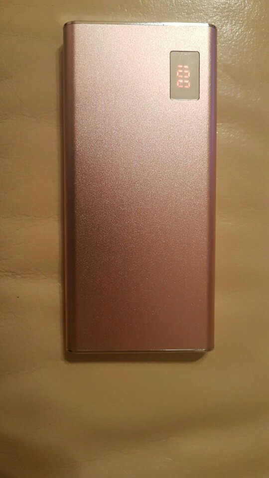 Rose Gold Ultra-thin Power Bank 12000mah Dual USB Li-Polymer External Battery Portable Charger powerbank For all phone