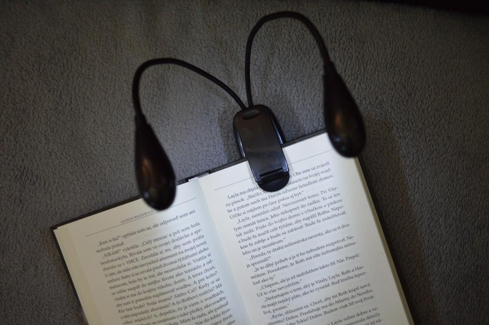 Apr 21 Mosunx Business 2016 Hot Selling Flexible 2 Dual Arms Clip on LED Lamp for Music Stand and Book Reading Light Black