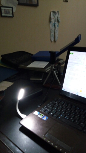 Computer Peripheral Gadgets Novelty Lighting Notebook Laptop Lights Portable USB Keyboard Lamps Table Desk LED Mini Book Lights