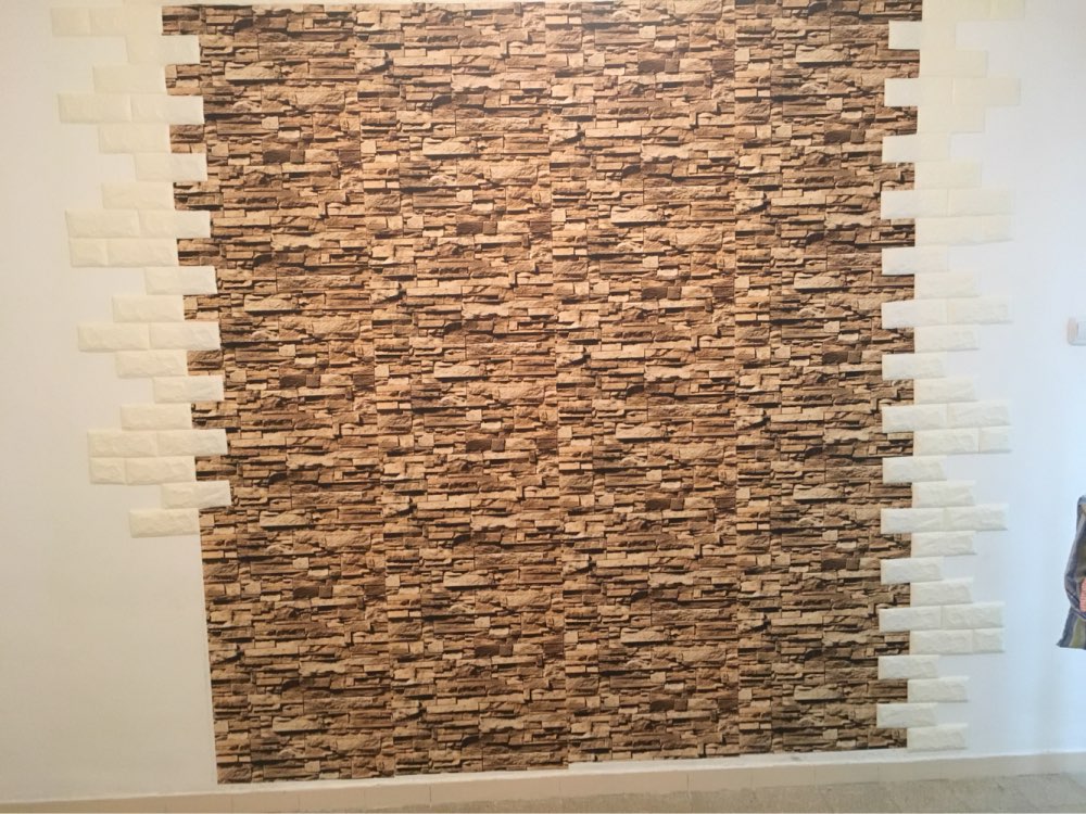 3D wall stickers wall brick pattern self-adhesive wallpaper bedroom living room decorative waterproof anti-collision