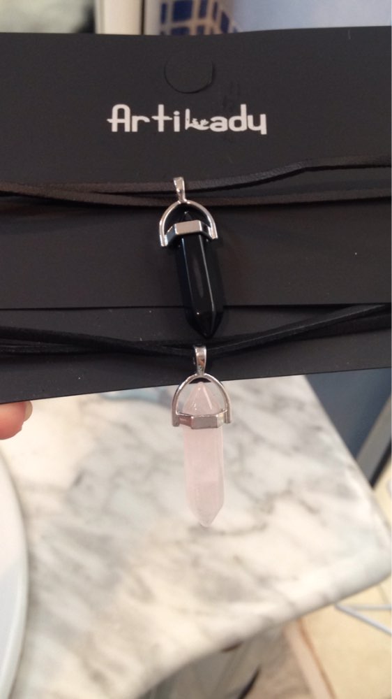 Artilady pu leather opal choker necklace fashion boho choker for women jewelry party gift