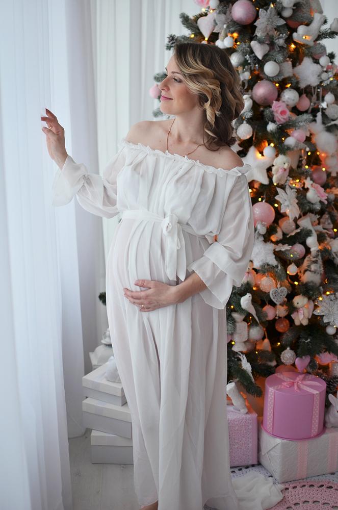 Elegant lace Maternity dress Photography Props Long dress pregnant women clothes Fancy Pregnancy Photo props Shoot hamile elbise