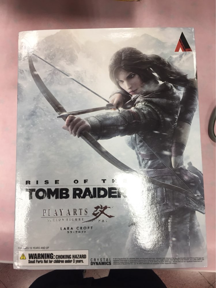 The Tomb Raider Action Figure Lara Croft Play Arts Kai Toys PVC 280mm Anime Movie Toys Rise of The Tomb Raider Playarts Lara