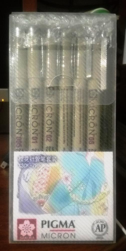 markers drawing pen Sakura Pigma Micron Needle Pen Liner Brush (Paper mark waterproof) Writing Supplies