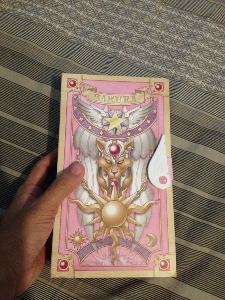 Card Captor Sakura 56 Piece Cards With Pink Clow Magic Book Set New in Box