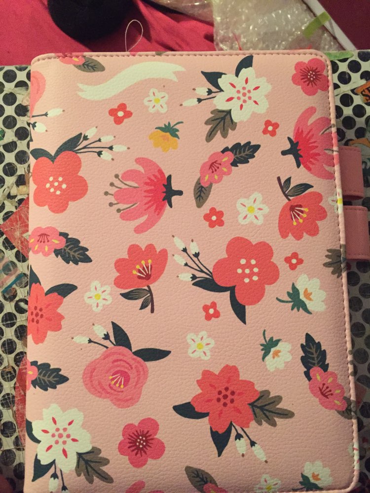 2017 Floral leather notebook DIY diary/daily planner/agenda organizer 207P cute Japan fashion stationery A6 A5 school supplies