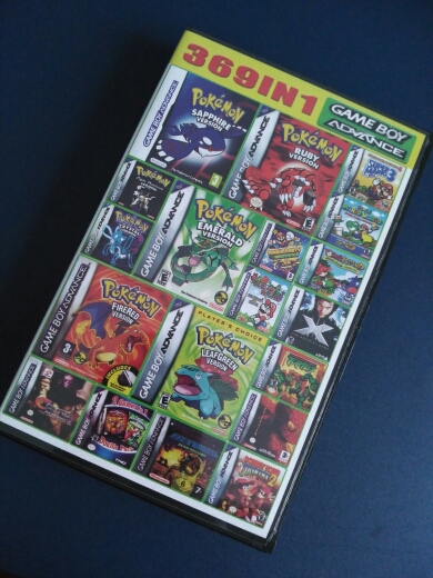 Nintendo 32 Bit Video Game Compilations 369 in 1 Game Cartridge Console Card English Language Version