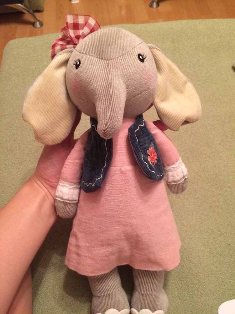 12.5 Inch Plush Sweet Cute Lovely Kawaii Stuffed Baby Kids Toys for Girls Birthday Christmas Gift 30cm Elephant Metoo Doll
