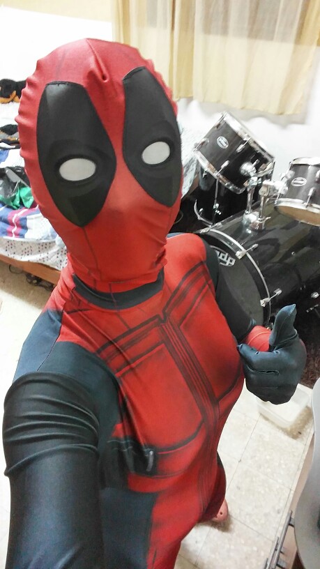 3D Digital Print Lycra Superhero Cosplay Marvel Deadpool Custome Full Body Deadpool Halloween Cosplay Costume For Adult and Kids
