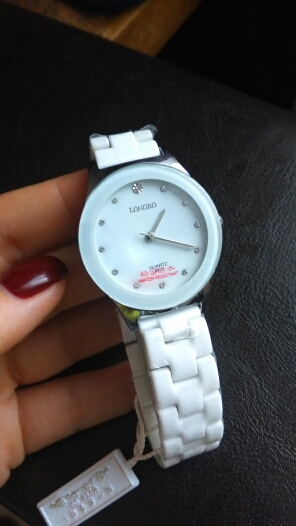 LONGBO Brand Watches Women Fashion Watch 2016 White Ceramic Diamond Waterproof Jelly Quartz Wrist Watches relogio feminino 8631