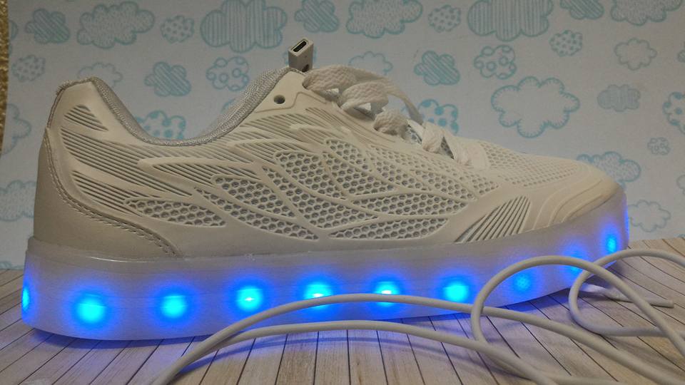 2016 women light up led luminous shoes recharge for men adults neon basket color glowing casual fashion with new simulation sole