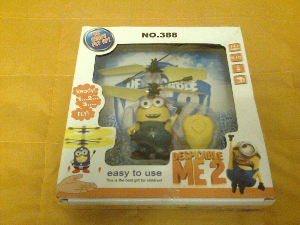 2016 Hot Sale Minions RC Helicopter Movie Character Aircraft Flying Induction Kid Toys RC Plane