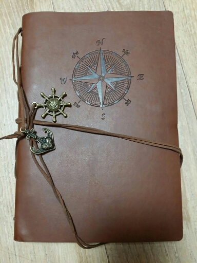 2016 hot sale travel journal notebook vintage leather kraft paper sketchbook diary blank book  A5 binder 6 ring can be engraved