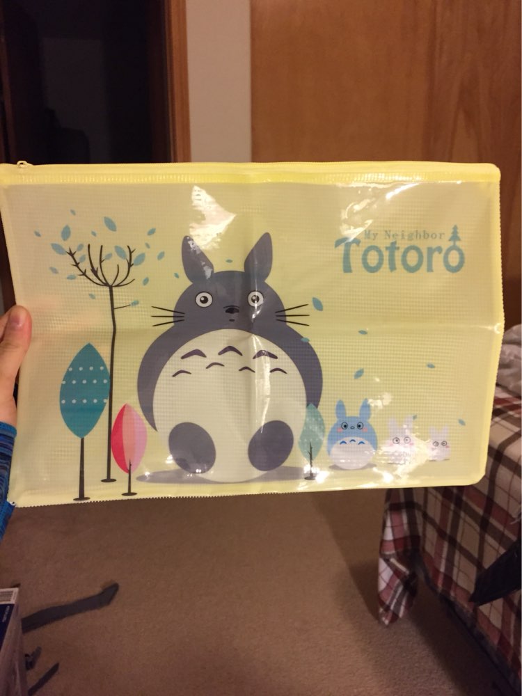 Cute Totoro A4 A5 B6 Mini File Bag Document Bag File Folder Stationery Filing Production