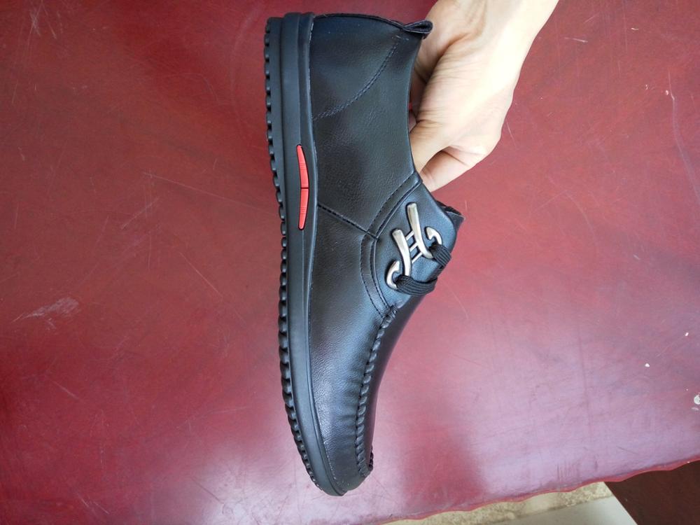 REETENE Brand Fashion Men Casual Shoes High Quality PU Leather Shoes Men Breathable Flat With Men Shoes Driving Shoes