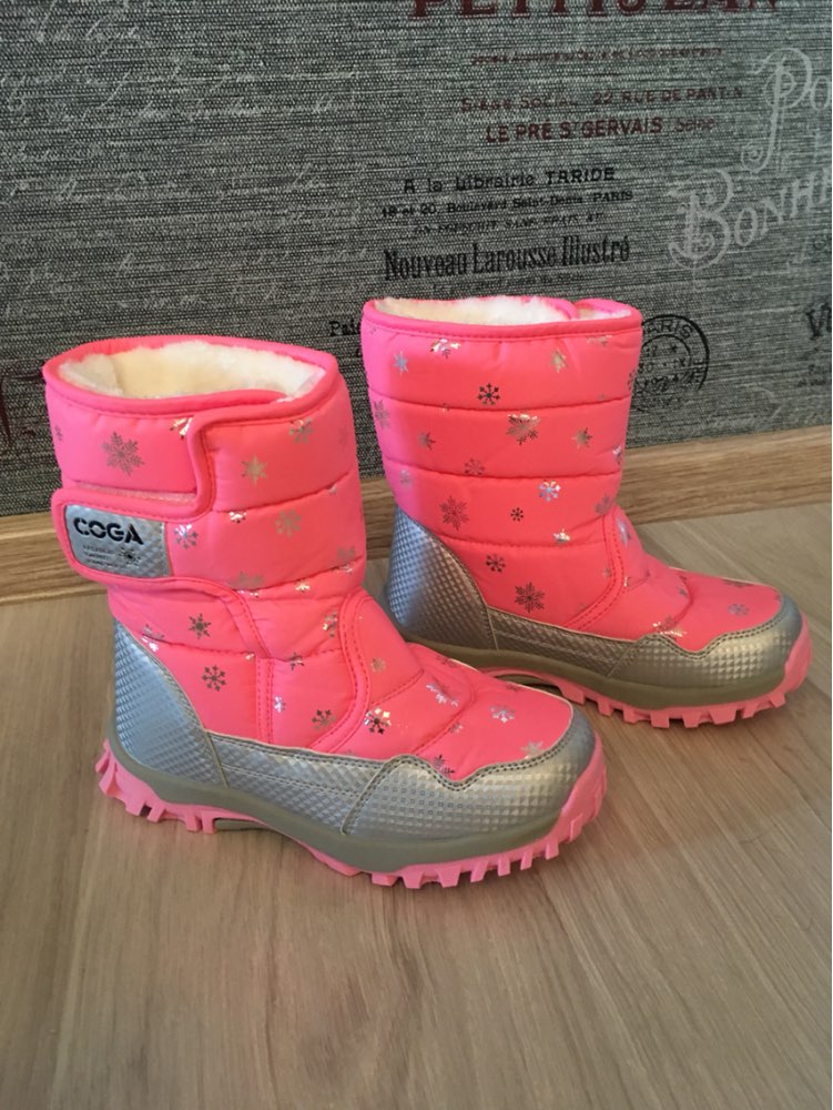 High quality children boots 2016 new girls boots boys waterproof snow boots kids winter boots