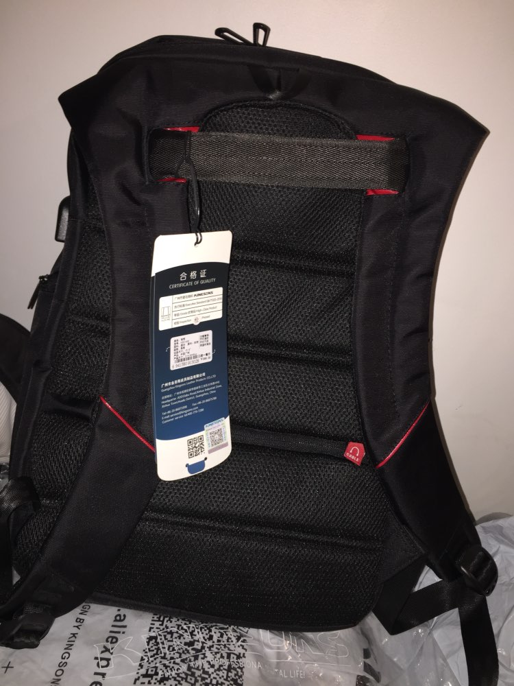 Kingsons Brand External USB Charge Antitheft Notebook Backpack-B Design for Women 15.6'' Waterproof Laptop Backpack Computer Bag
