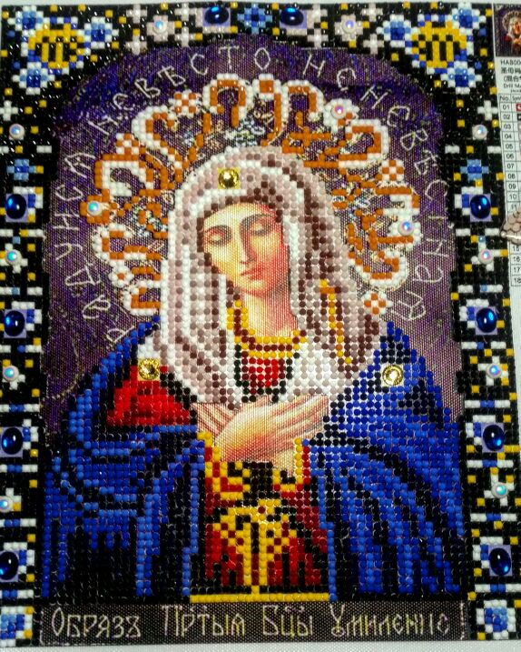 Needlework DIY 5D Round AB Diamond painting,Diamond embroidery,3D Diamond cross stitch Pattern Rhinestone mosaic Virgin Jesus