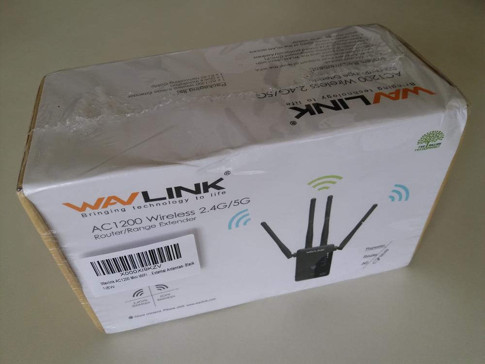 Wavlink AC1200 WIFI Repeater/Router/Access point  Wireless Range Extender wifi signal amplifier with External Antennas-Black