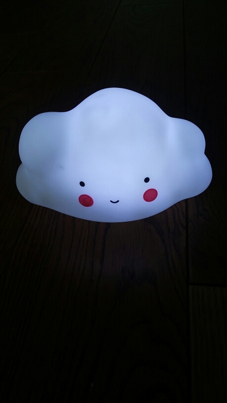 Novelty Cloud Face Night Light Childrens Bedroom Nursery Lamp Mini Cloud Lamp Toy In Bedroom Children 's Room Decorate