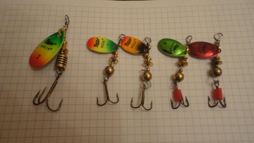 1PC 3 Color Size0-Size5 Fishing Hard Lure Bait Leurre Peche Mepps Spoon Fishing Tackle Vissen Pesca Acesorios