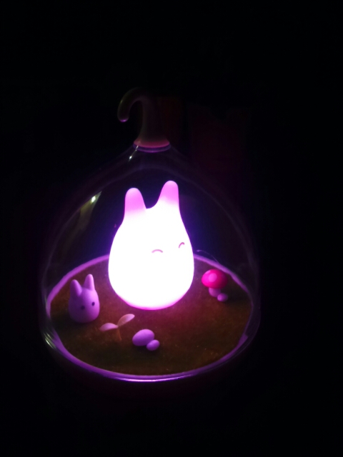 Newest Design Night Lamp Totoro Cute Portable Touch Sensor USB LED Lights Lamps Lamp For Baby Bedroom Sleep Lighting Art Decor