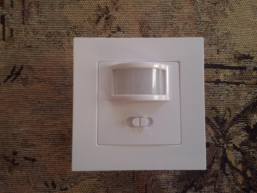 Ouneed Creative AC 220V 160 Degree Infrared PIR Motion Sensor Recessed Wall Lamp Bulb Switch Happy Gifts High Quality