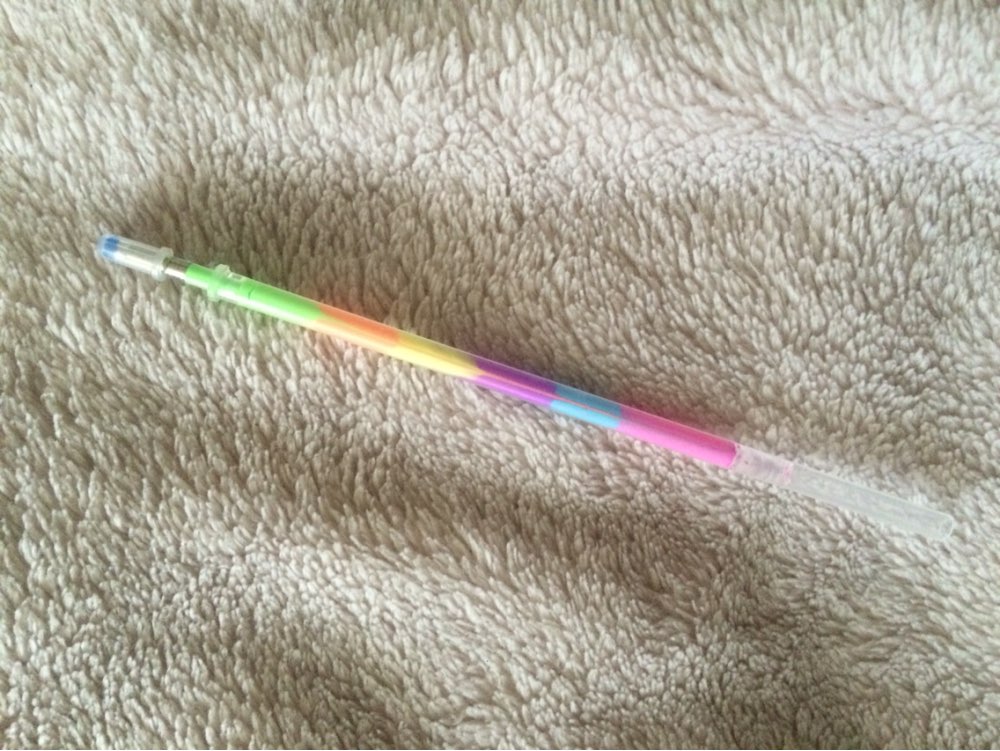 10pcs/Lot Multi color Rainbow Refill Highlighters Gel Pen ball point pen Students painting graffiti fluorescent Refill