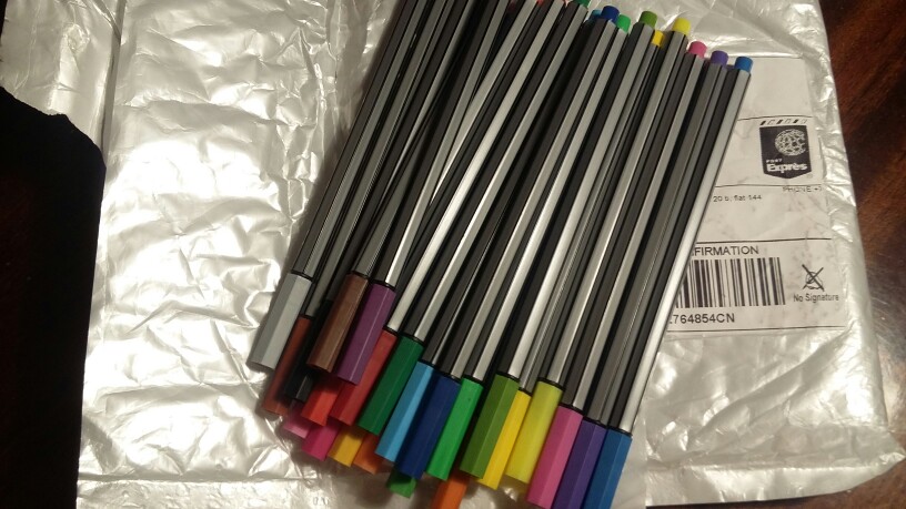 24 Colors 0.4mm Fineliner Pens Marco Super Fine Draw not Stabilo Point Marker Pen Water Based Assorte Ink Stationery escolar