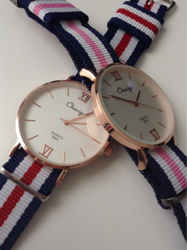 Chaxigo Brand Unisex Popular Elegant Simple Design Colorful Nylon Strap Watch Daniel Fashion Casual Style Quartz Wristwatch