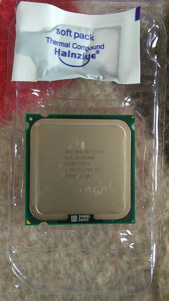 socket 775 Xeon E5450 SLBBM Quad-Core 3.0GHz 12MB 1333MHz works on LGA 775 mainboard no need adapter