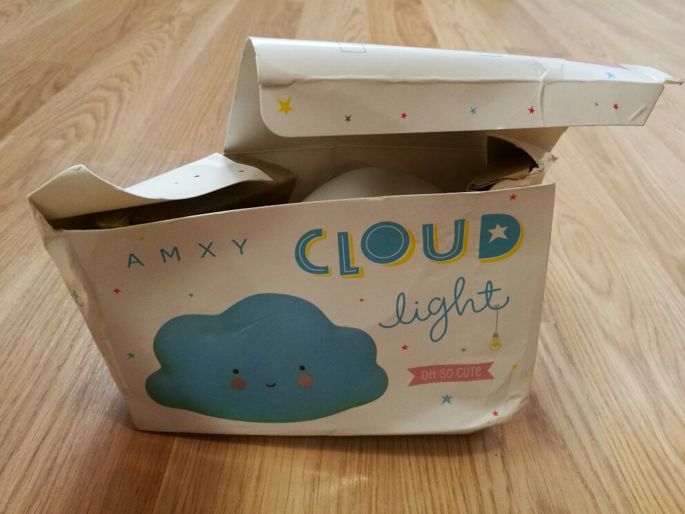Novelty Cloud Smile Face Night Light Childrens Bedroom Nursery Night Lamp Mini Cloud Light Emitting Children Room Decor