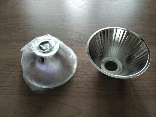10pcs 24 Degree Aluminium LED Reflector Cup For LED COB Flashlight LED Components D91mm H50mm Bottom Hole 19mm