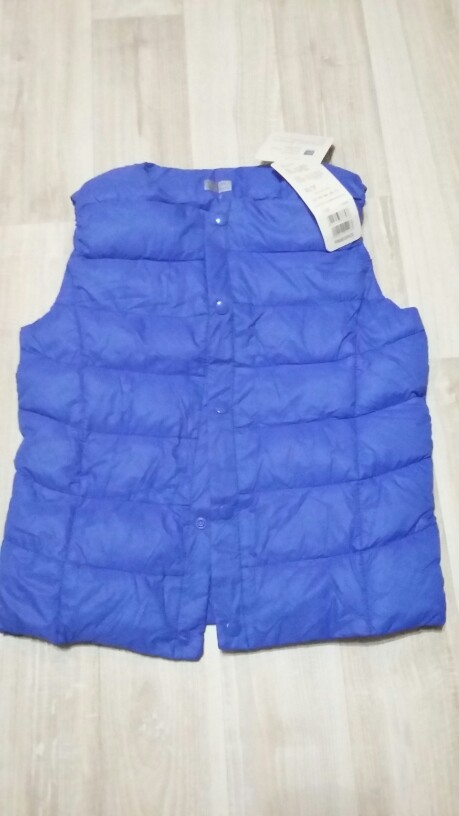 Baby Girls Boys Winter warm white duck down vest Kids 7 Solid Single Breasted Waistcoat Liner 2-10Y 
