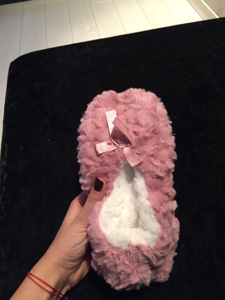 2016 Fashion Plush Women Indoor Slippers Warm Soft Pink Grey Indoor/Home Female Slippers Shoes Plus Size Autumn Winter XP35