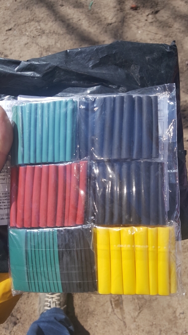 280Pcs 2:1 Heat Shrink Tubing Tube Wire Cable Sleeve 5 Colors 8 Size Assorted Polyolefin Halogen-Free for Wrap Set Sleeving Kits