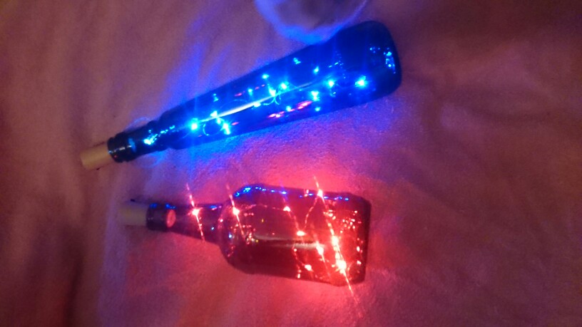 Cork Shaped Wine Bottle Stopper Light Star Garland LED Festoon Wire String Lights Christmas Tree Vase Decoration Party New Year