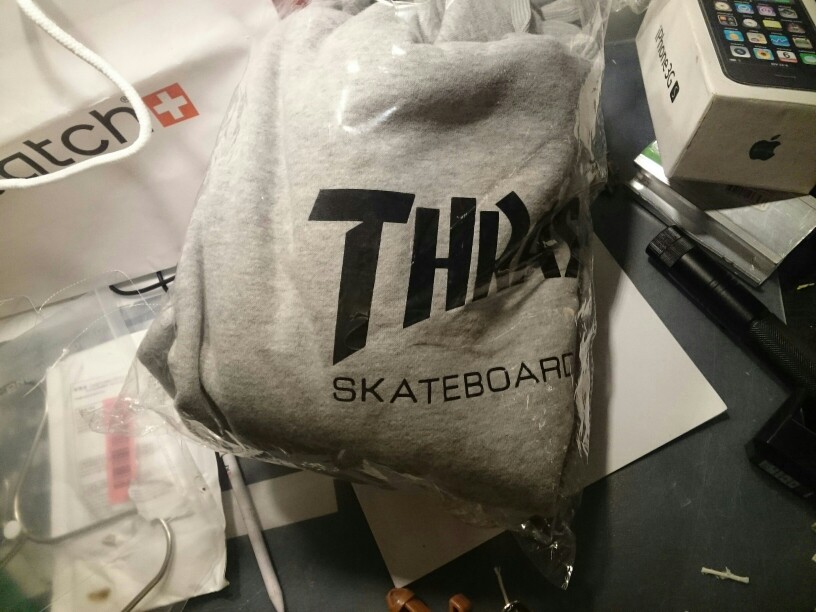 2016 Winter Thrasher Hoodie Men's Palace Skateboards Flame Magazine Sweatshirts Gosha Harajuku Hip Hop Trasher Hoodies Men