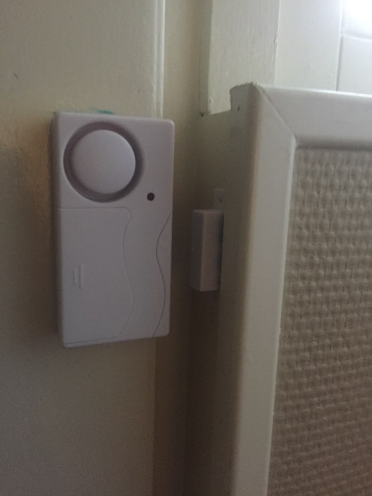Darho Home Security Door Window  Alarm Warning System Wireless Remote Control Door Detector Burglar Alarm for package