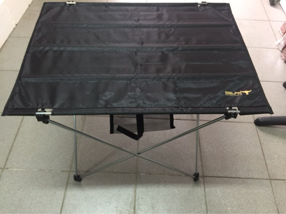 Outdoor camping portable super light folding table aviation large aluminum picnic barbecue table casual table tableFREE SHIPPING