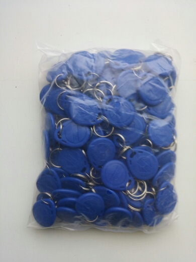 100pcs 125Khz RFID Tag Proximity Keyfobs Ring Access Control Card 8 Colour for Access Control Time Attendance