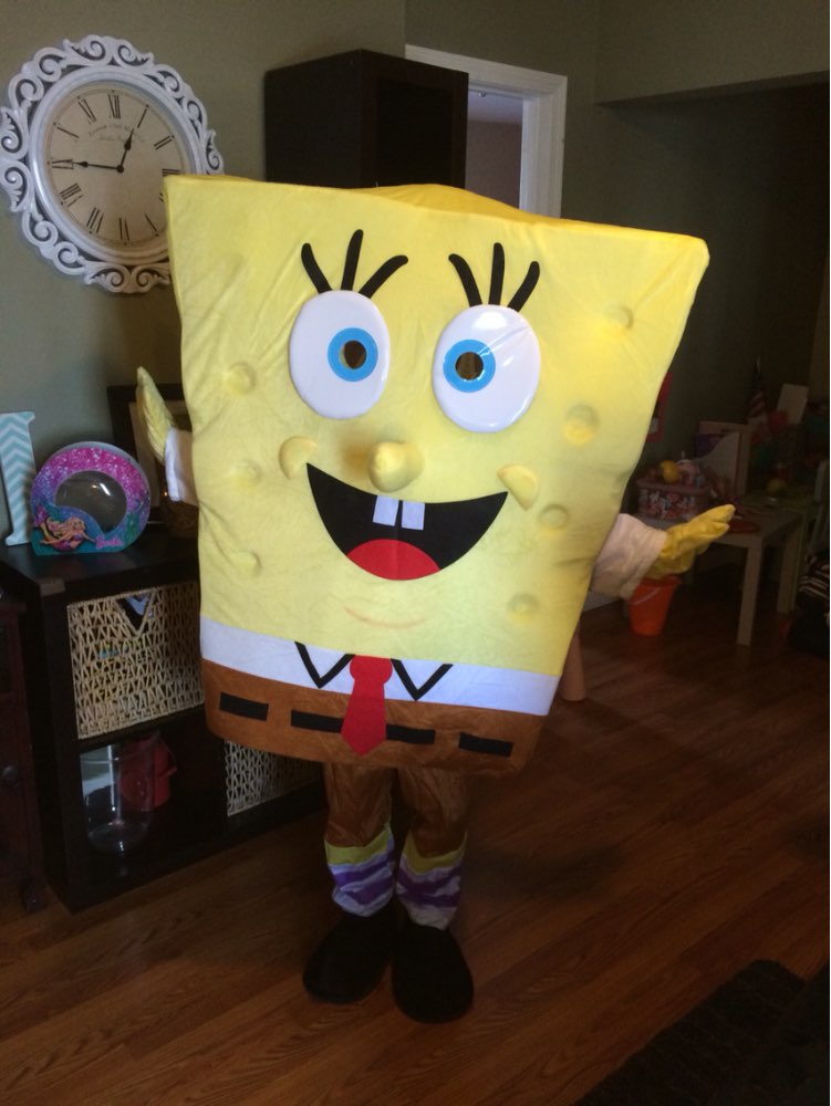 High quality of Spongebob Mascot Costume Sponge Bob Mascot Costume, Free Shipping