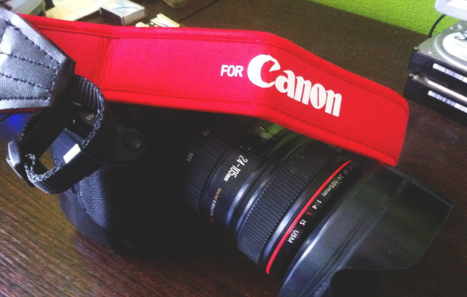 Red Neoprene Shoulder Neck Strap Belt for Canon Camera EOS 5D 7D 60D 300D 400D 550D 1000D 1100D DSLR