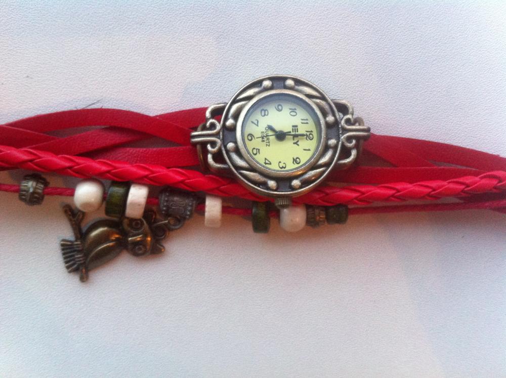 Hot Sales Owl Genuine Cow Leather Bracelet Watch women ladies men fashion dress quartz wrist watch kz015